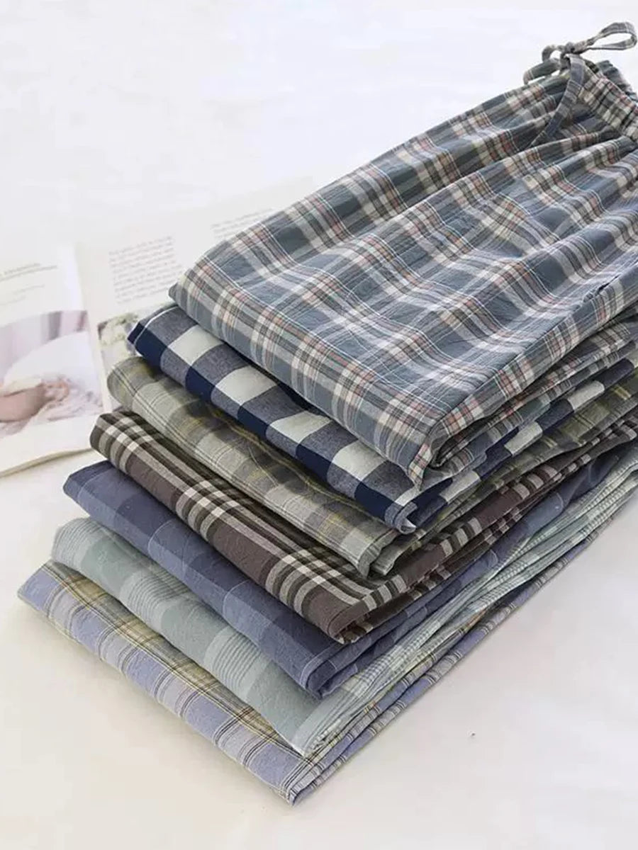 Pajama Pants Men's Spring and Autumn Loose Casual Trousers Home Pants Men's Home Pants Can Be Worn Outside