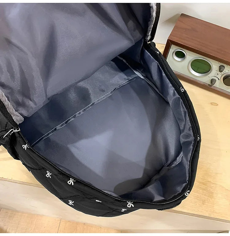 New Large Capacity Children's School Backpack Lightweight Bow Students Schoolbag School Bags Boys Girls Tutoring Bag Laptop Bag