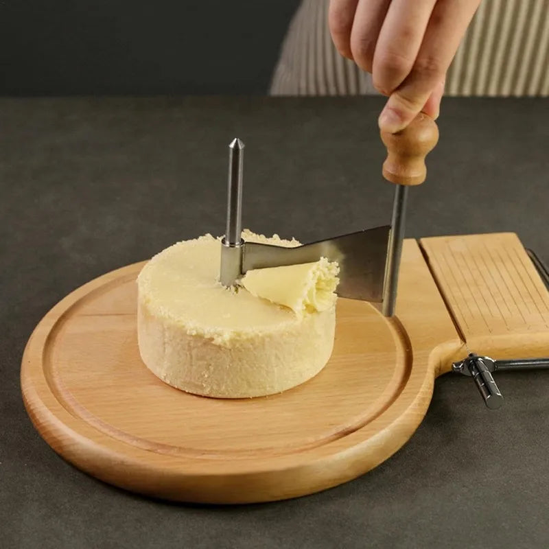 Cheese Curler with Stainless Steel Cheese Slicer Rust-Proof Wheel Cutter Heavy Duty Cheese Shaver Tools