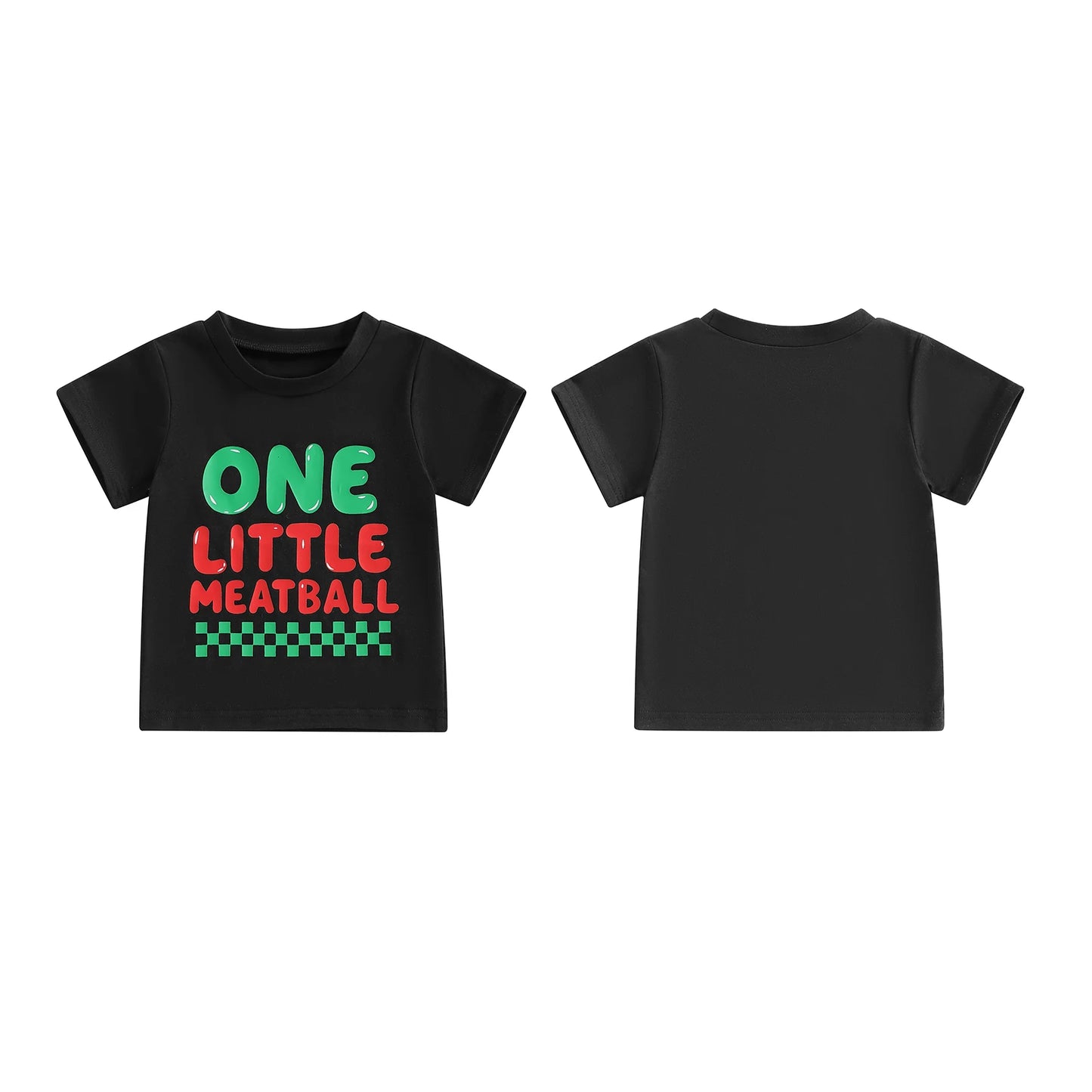 Baby Boys Birthday Shirts Fashion Short Sleeve Round Neck Checkered Letter Print Tops Toddler T-Shirts