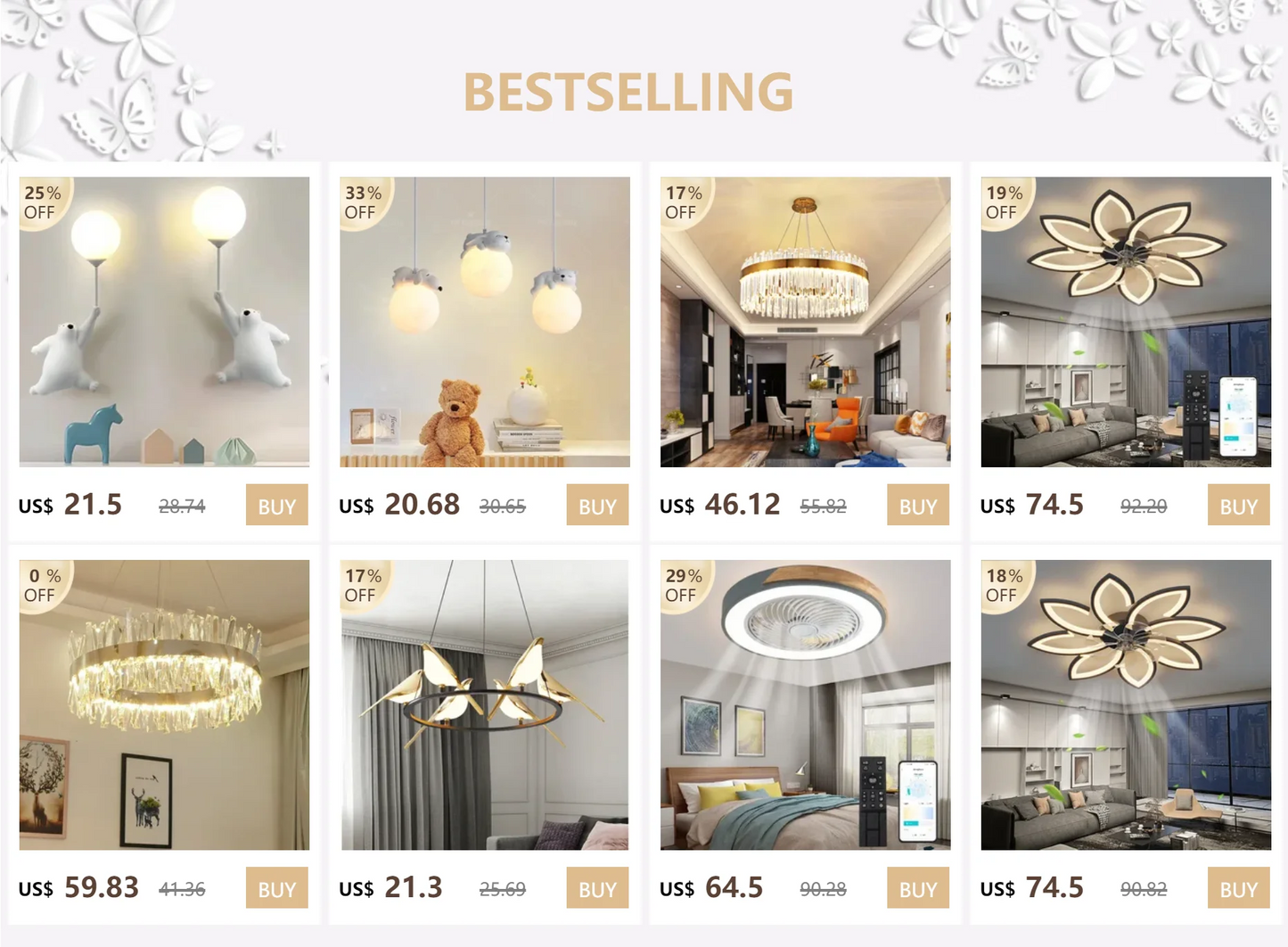LED Fan Light Ceiling Lamp Household Modern Simple Bedroom Restaurant Invisible Ceiling Fan Light Living Dining Table Room Decor