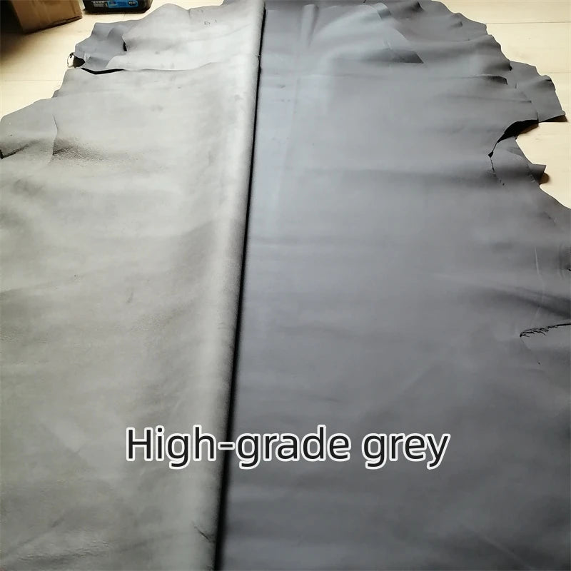 0.5/0.7mm Grey Green Sheepskin. First Layer Leather. Real Leather Fabric. Handmade DIY For Clothes. Whole Sheepskin
