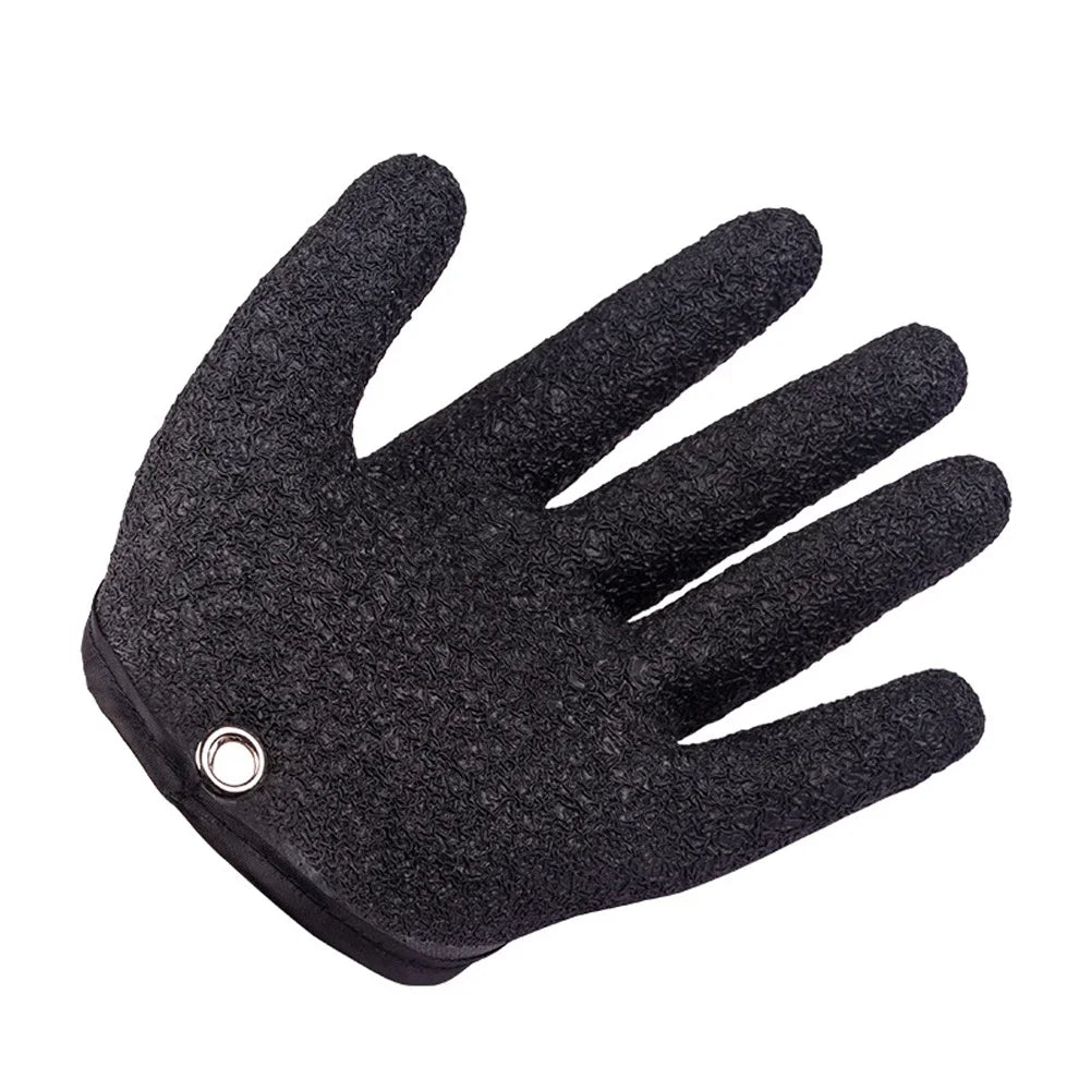 Anti-Slip Full Finger Fishing Gloves Cutproof Durable Work Gloves Fisherman Protect Hand Fish Grab Latex Hunting Gloves