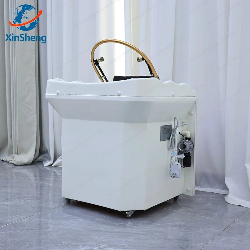 XinSheng Convenient Non Connecting Water Pipe With Water Storage Tank Head SPA Water Circulation Shampoo Basin Hair Wash Salon