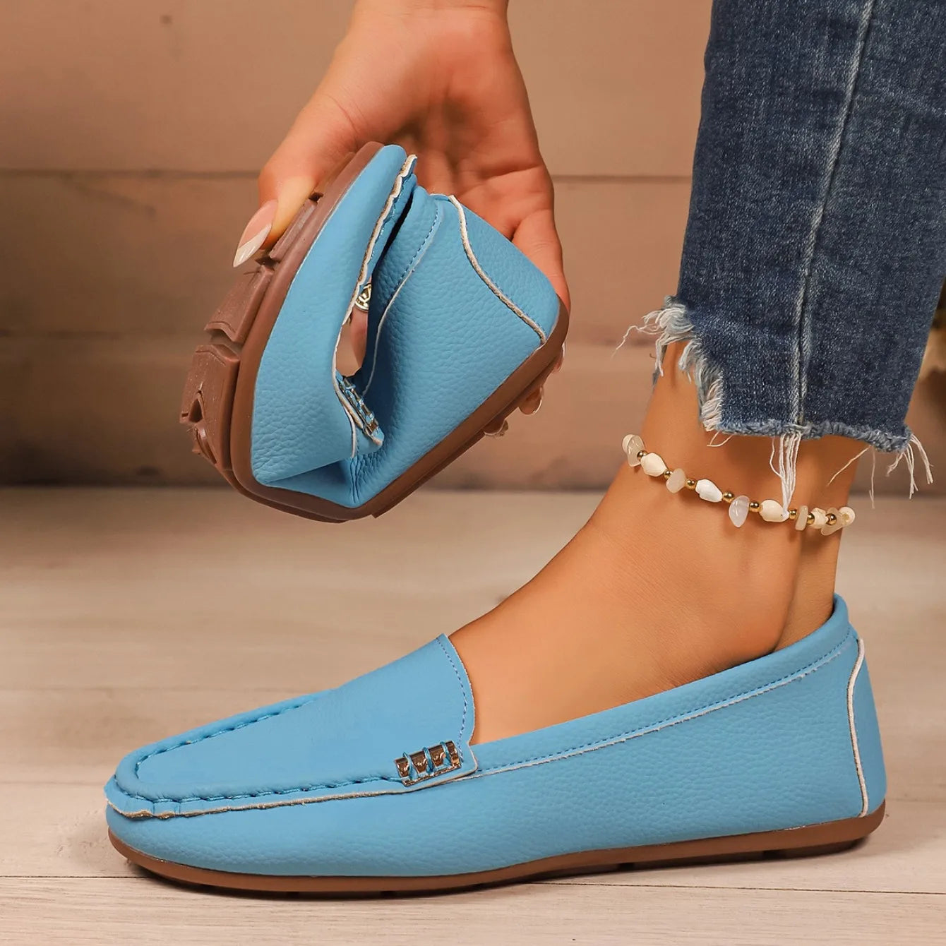 Women Loafers 2025 New Lightweight Shoes for Women Comfortable Casual Sneakers Slip on Ballet Flat Shoes Women Zapatos De Mujer