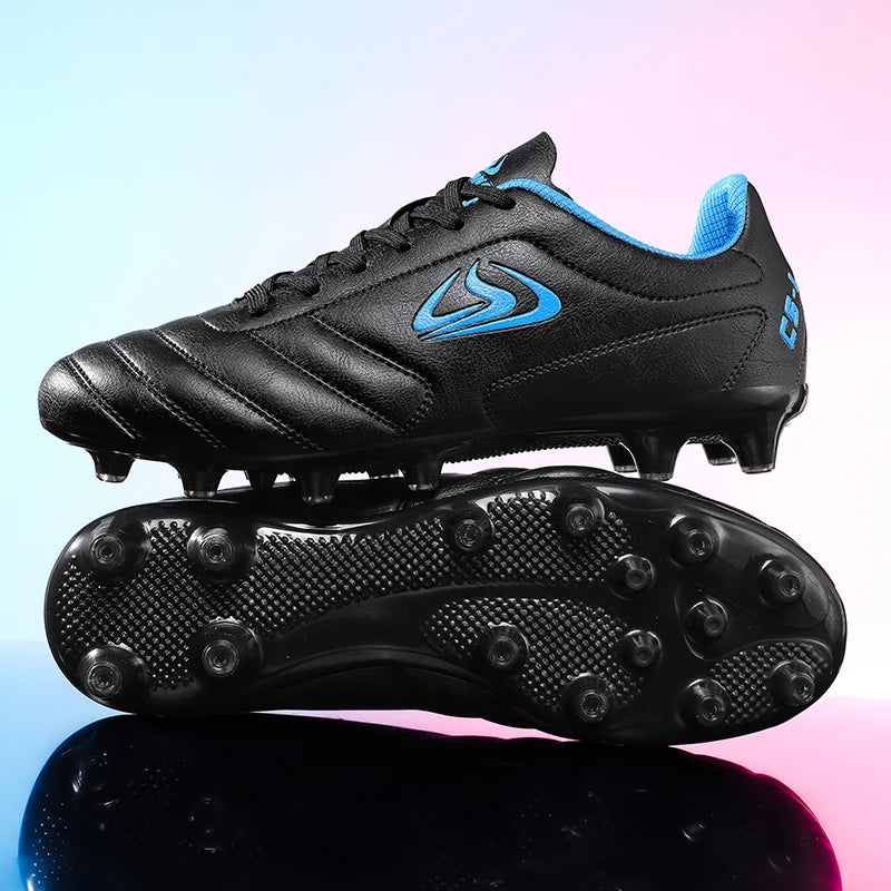 New Men Football Boots Outdoor Soccer Shoes TF FG Grass Cleats Comfortable Training Shoes Match Futsal Breathable Sport Indoor