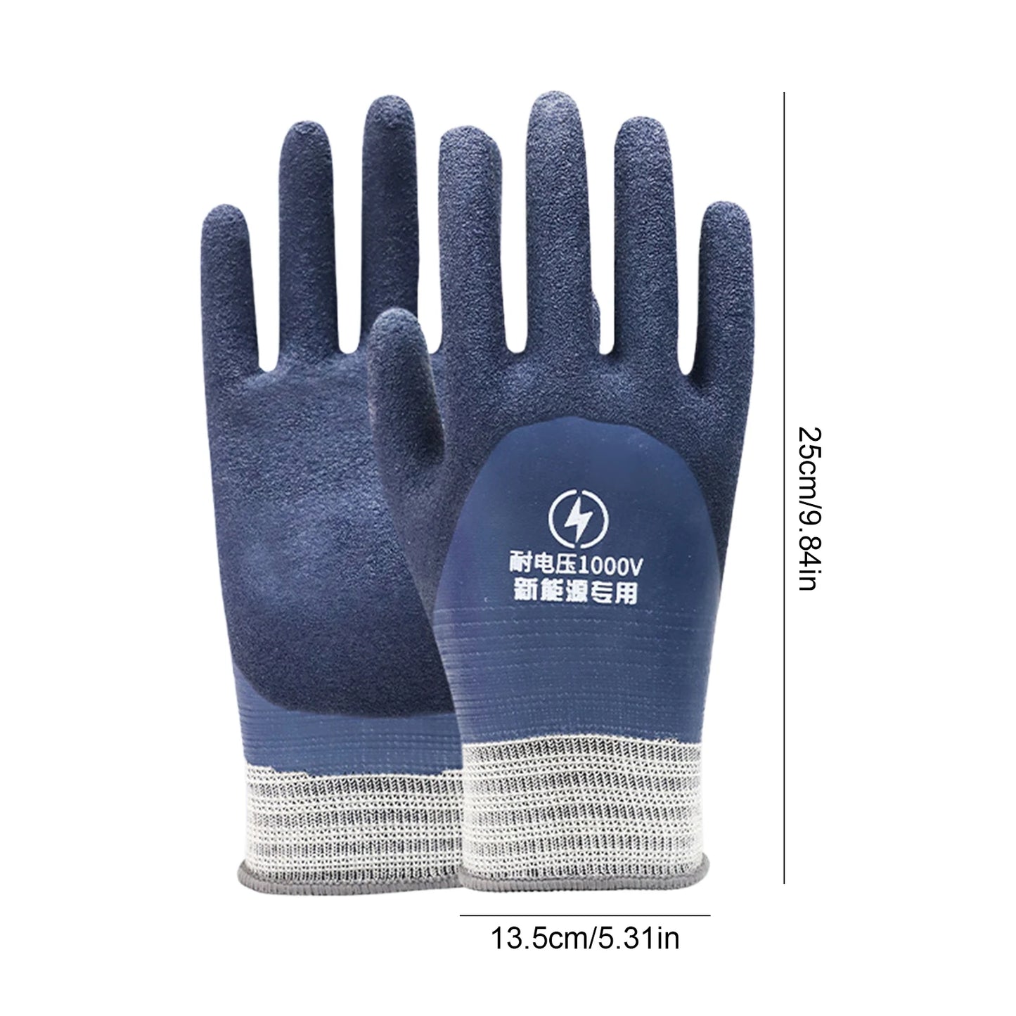 Voltage Resistant Electrician Gloves 1000V Electrical Insulated Gloves Rubber Electrician Insulating Gloves for Men