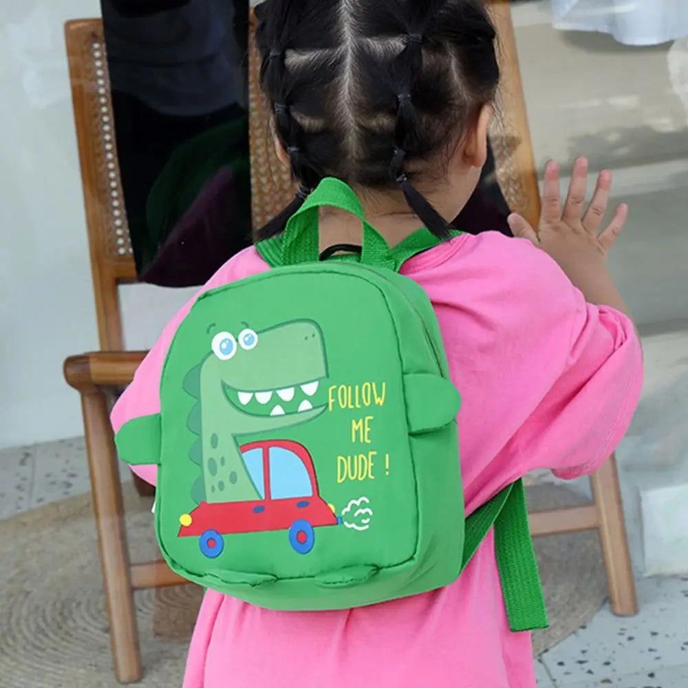 Boys Girls Cute Cartoon Dinosaur Toddler Rucksack Kindergarten Schoolbag Anti-lost Backpacks School Bags