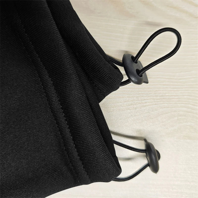 spring autumn Mens Sweatpants Straight Joggers Sports Streetwear Multi-pocket Pants Loose Drawstring casual Long Pants Men