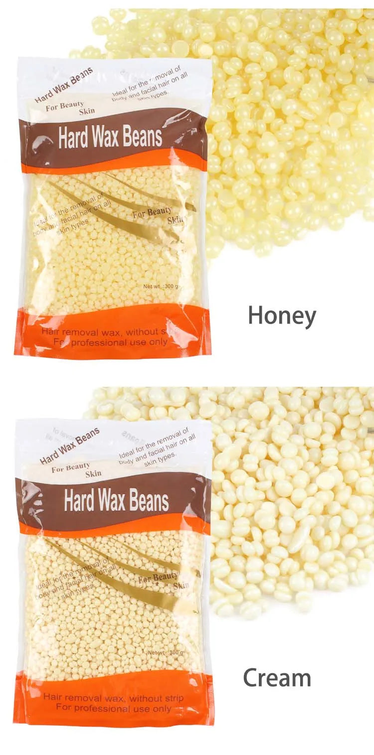 100g Wax Beans Hot Film Hard Wax Depilatory Hard Hair Removal Bean Waxing Bikini Face Legs Body Hair Removal Unisex