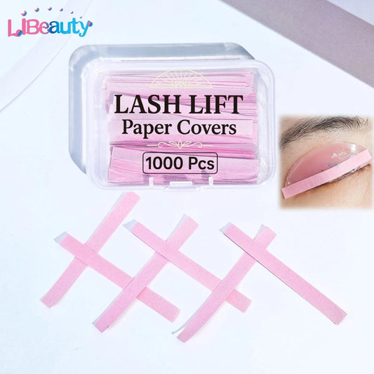 Libeauty 1000PCS Lash Lift Perm Papers-Upgrade For Plasatic Wrap Lifting Ribbon Easy-to-Use Papers Or Perfect Eyelash Perm Tool