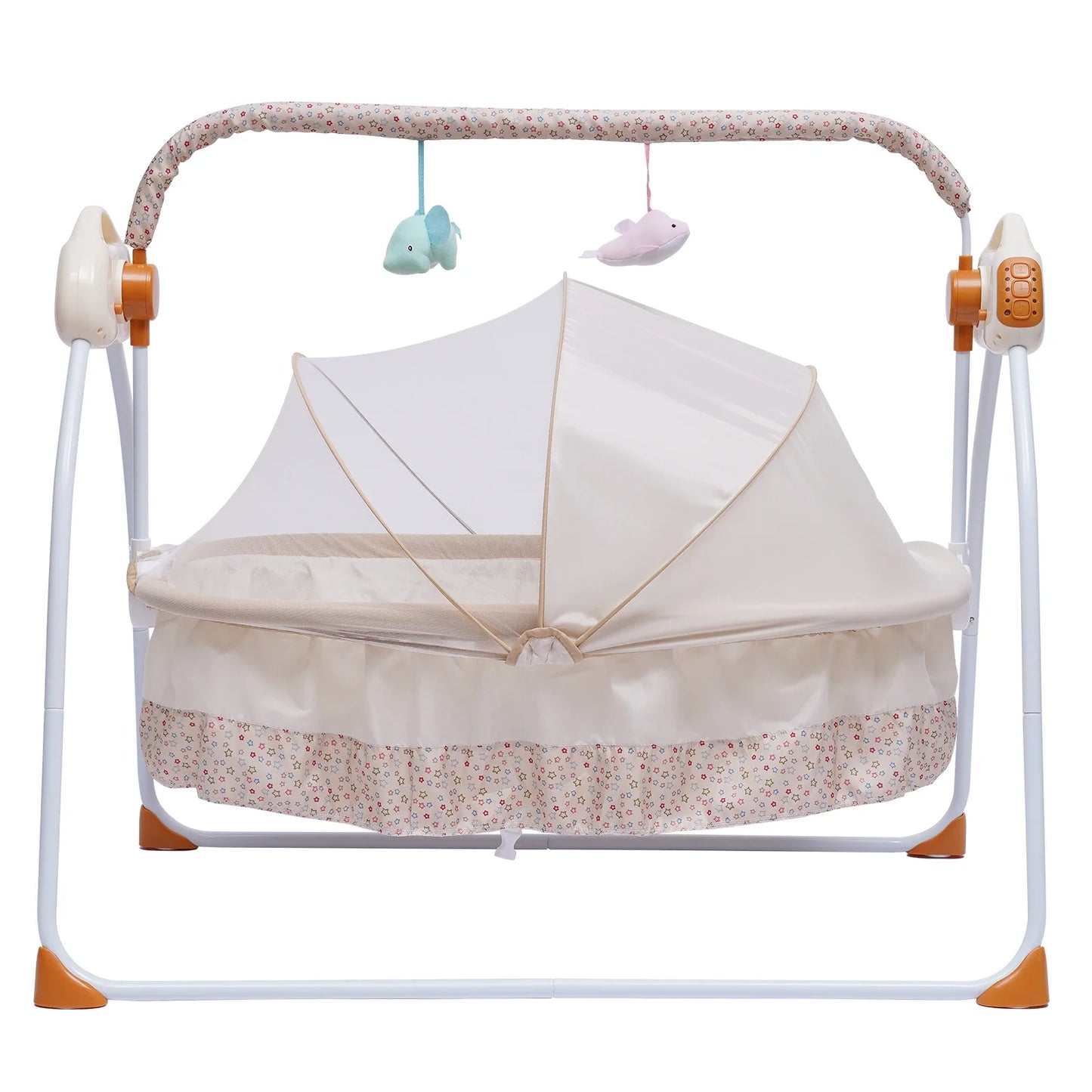 Electric Baby Cradle, Baby Bed, Folding and Soothing, Automatic Swinging, Newborn Bed