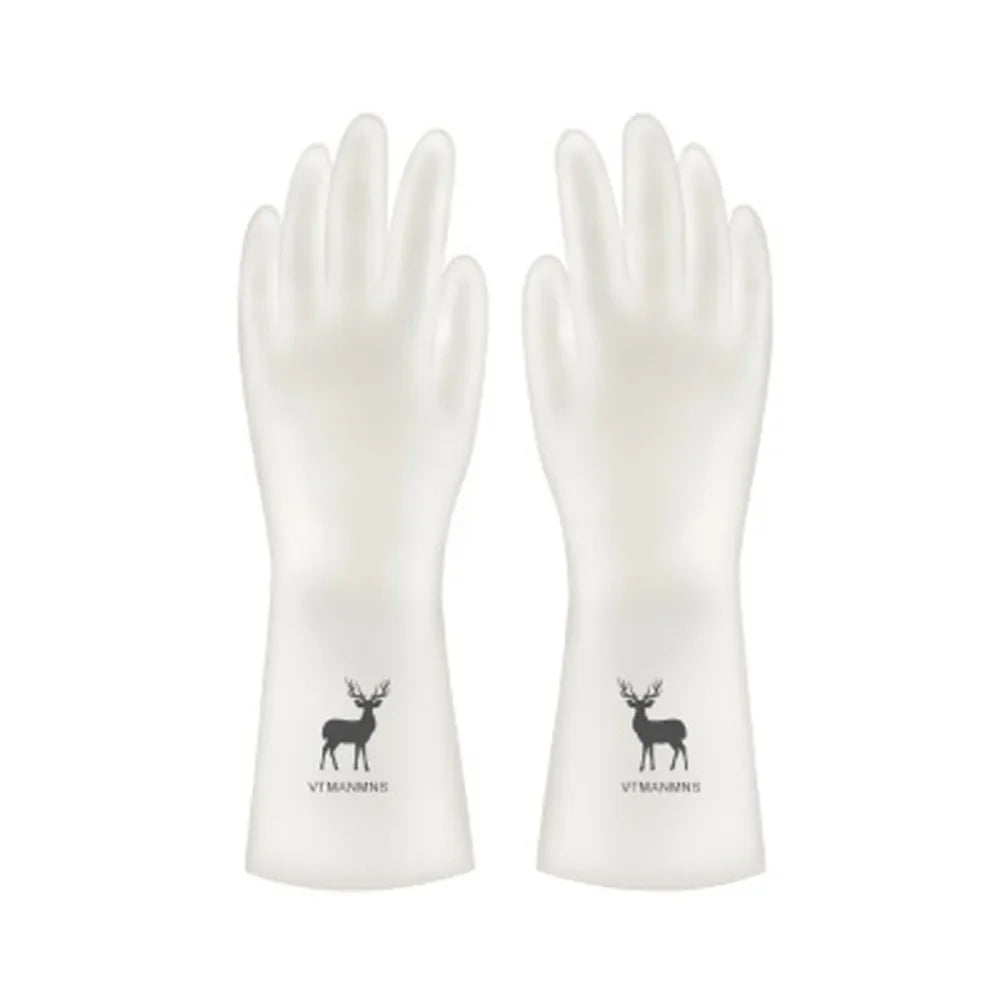 Waterproof Housework Cleaning Gloves Kitchen Cleaning Latex Laundry Dishwashing Gloves Wear Resistant Rubber Gloves