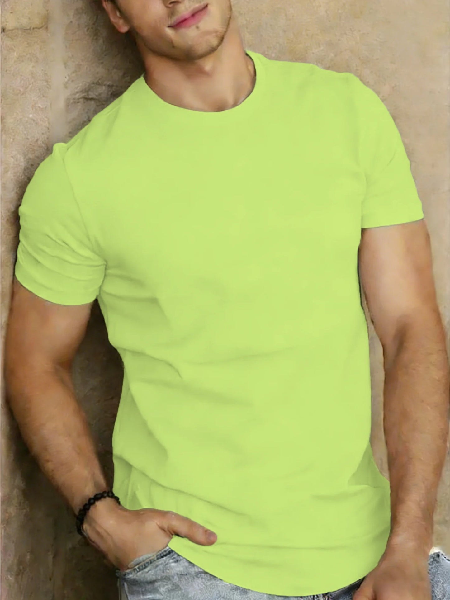 Summer Fashion 15 Color T-Shirts Mens Cotton Breathable Sport Short Sleeve Casual Classic All-Match Tops Soft Comfortable Tees