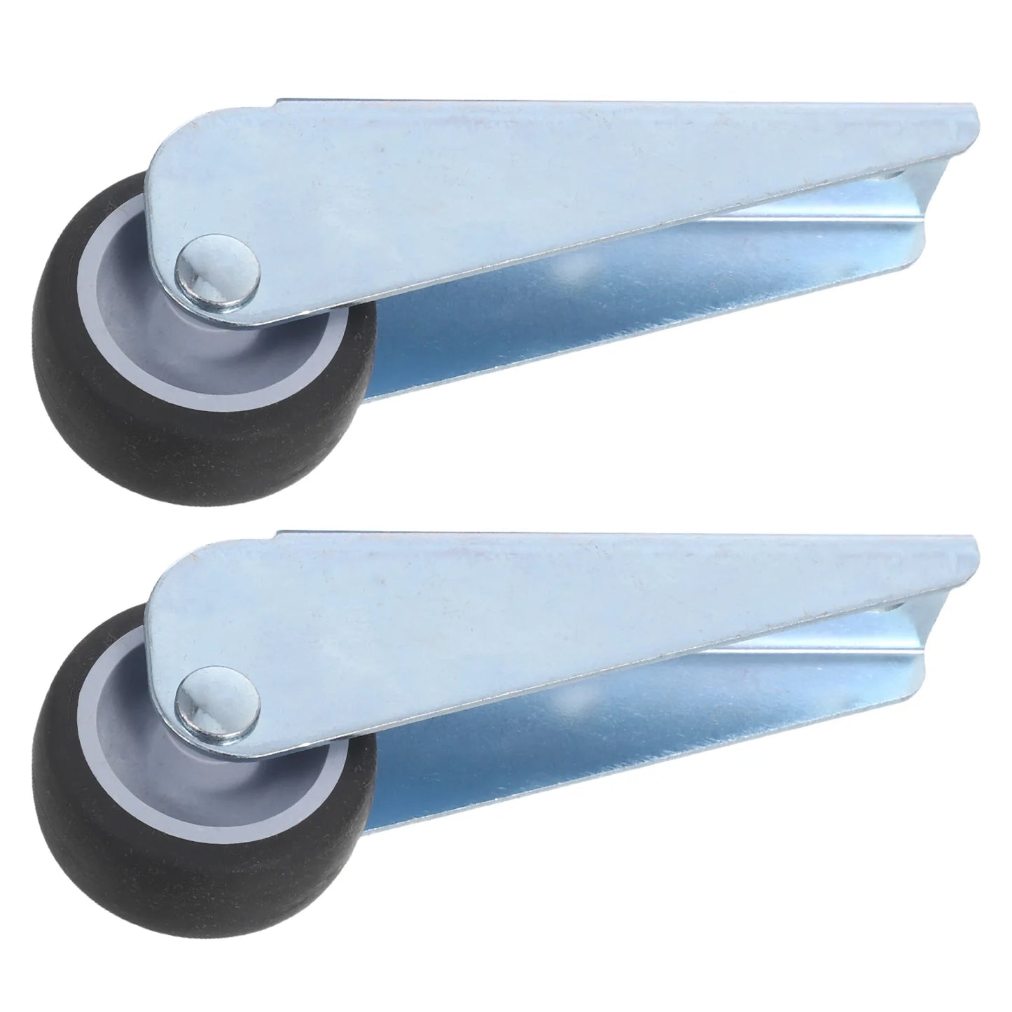 2pcs Sliding Door Roller Replacement Gate Wheels Sliding Shaft Rubber Wheel Anti-Sag Side Or Bottom Mount Support Wheels