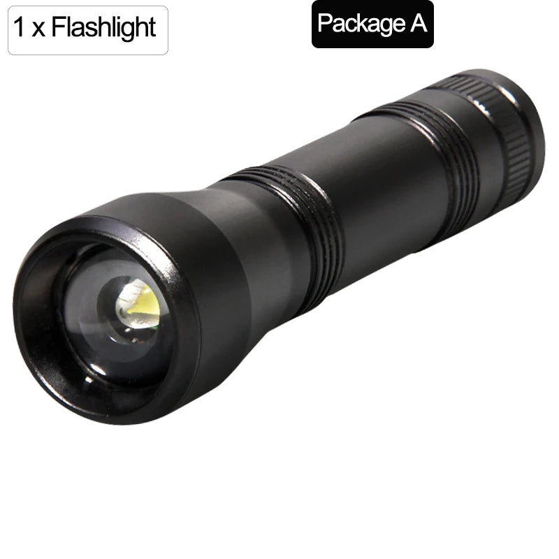 UV Flashlight 395nm Black Light Flashlights Zoomable UV Torch Ultra Violet Light Flashlights Blacklight Flashlight 18650