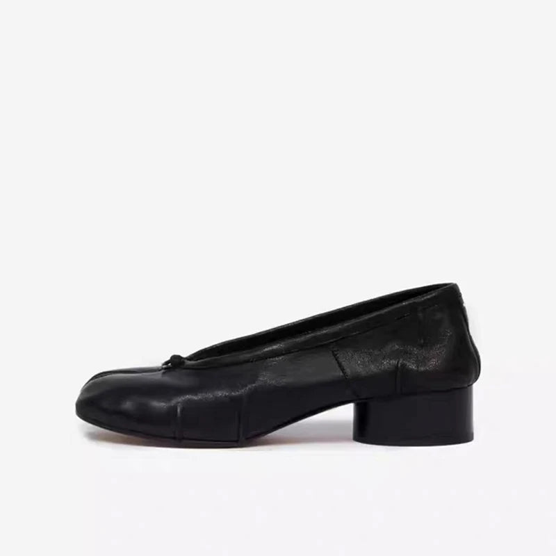 2026 New Women Pumps Fashion Split Toe Shoes Woman Luxury Brand Design Women Caucal Shoes Ins Style Elegant High Heels Female