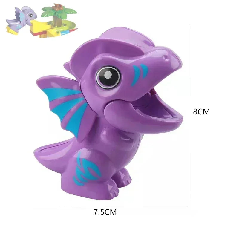 Big Size Building Blocks Marble Race Run Maze Games Compatible Large Bricks Running Ball Chute Giraffe Kids Gift Educational Toy