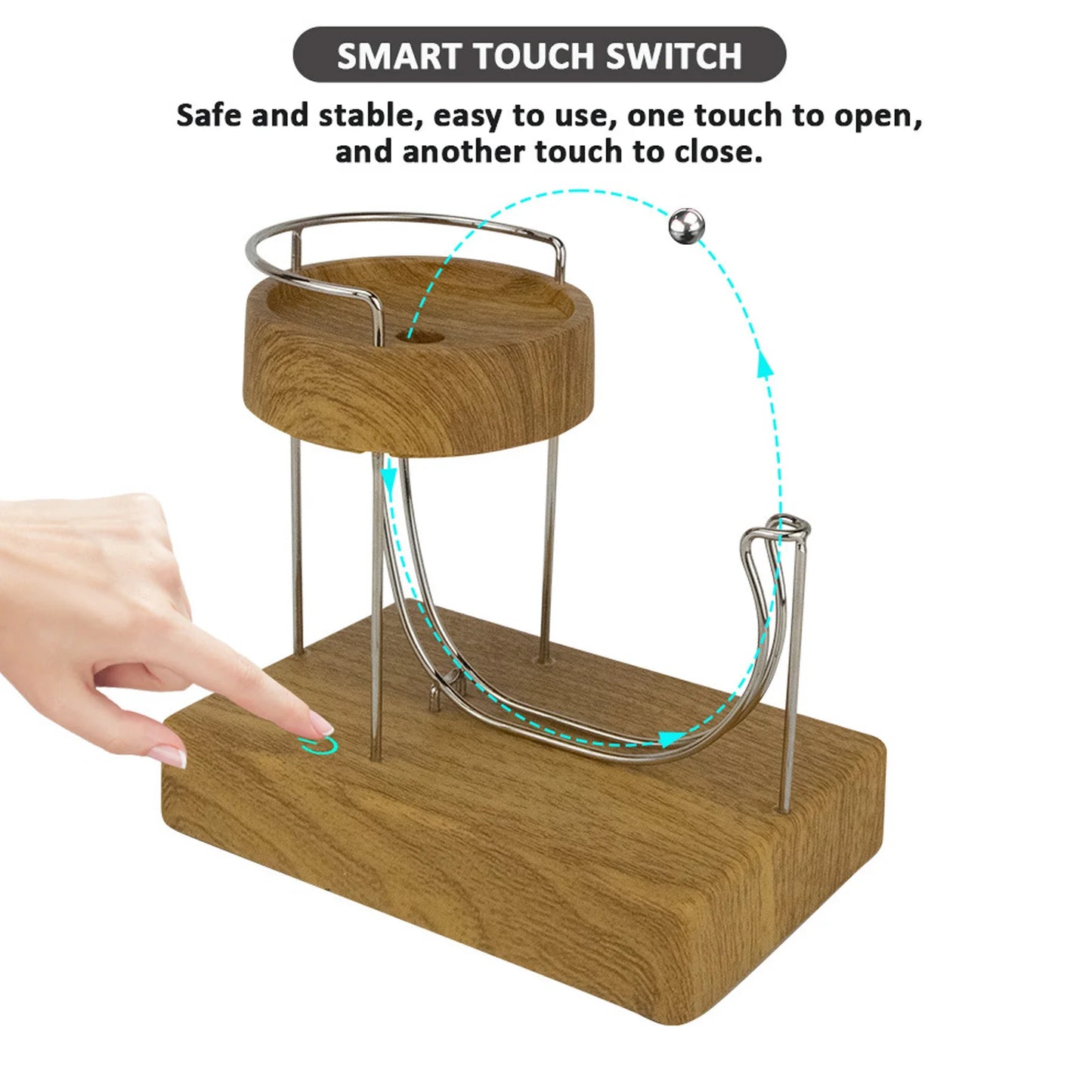 Perpetual Motion Machine Desk  Educational Touch Switch Low Noise Stress Relief Desk  Perpetual Motion Machine Desk