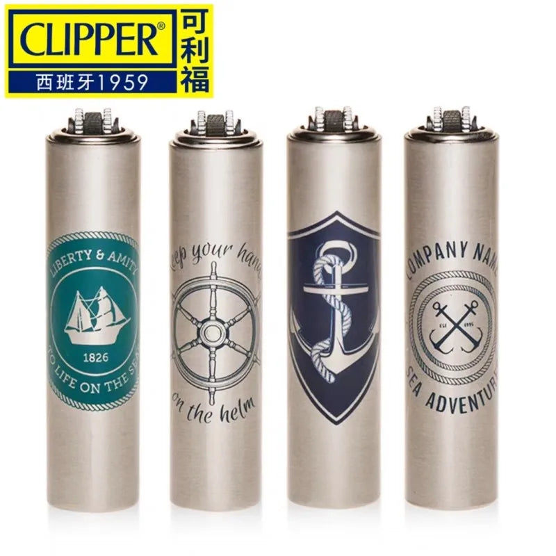 Metal Clipper Lighter Detachable Metal Lighter Environmentally Friendly Inflatable Lighter Grinding Wheel Ignition Tool Men Gift