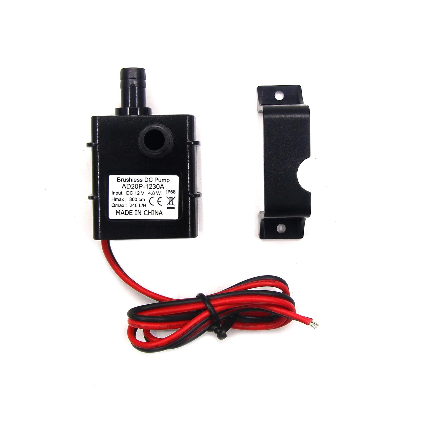 240L/H Water Pump DC 12V Brushless Motor Circulation Submersible Pump Water Suitable For Aquariums Fish Tanks Ponds Fountains