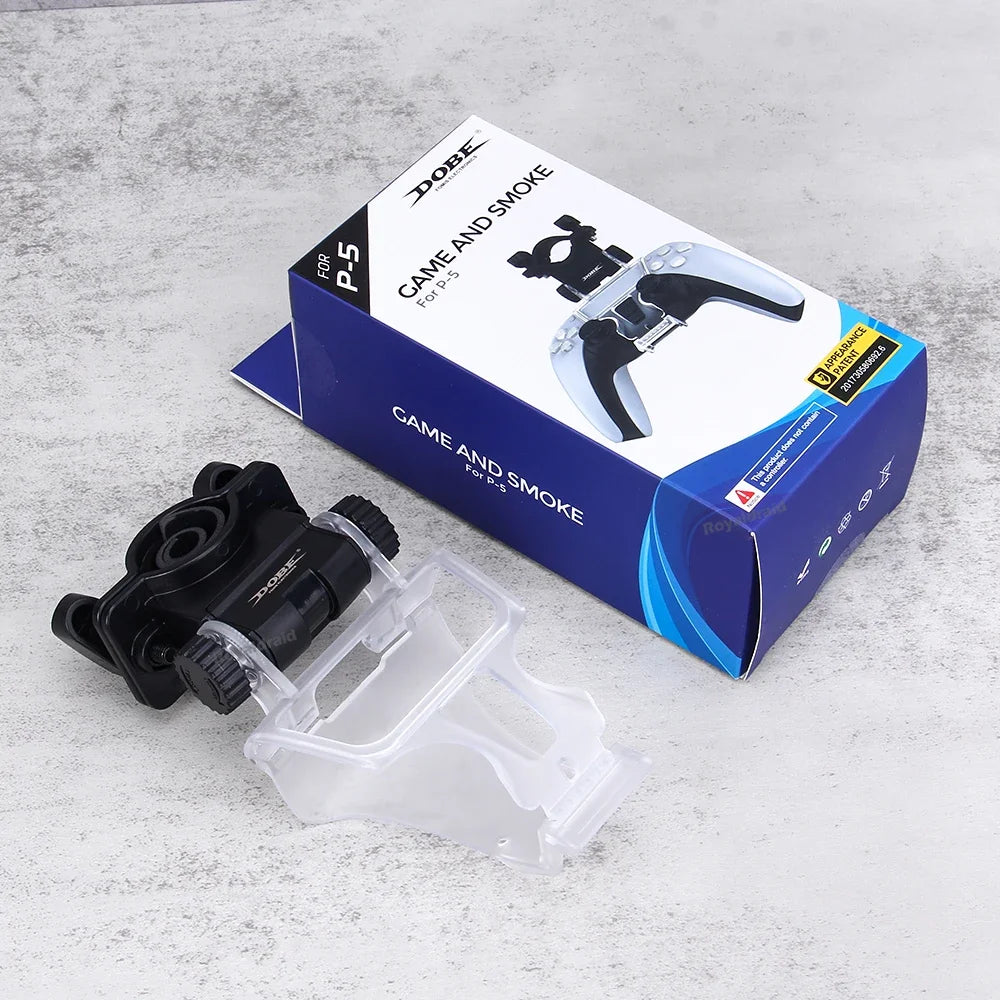 For PS5 Hookah Hose Holder Shisha Aluminum Handle Holder For Playstation5 Game Controller Chicha Narguile Water Smoking Accessor