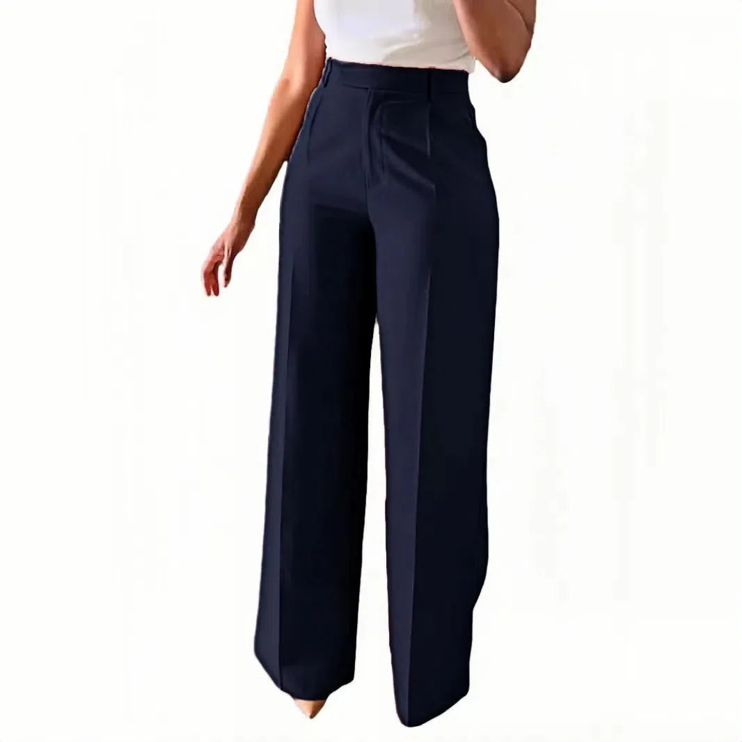 2025 New Pants Commuting High Waist Drape Straight Pants Formal Pants Casual Suit Long Pants Women