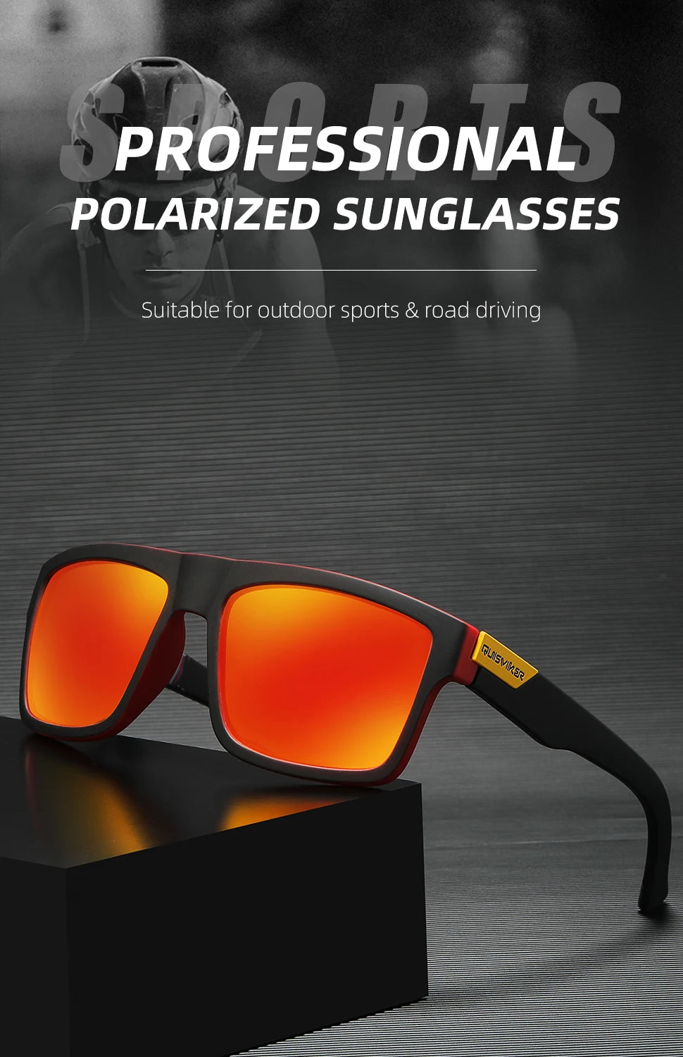 Classic Polarized Sunglasses Men Women UV400 Sun Glasses Fishing Goggles Outdoor Sport Eyewear