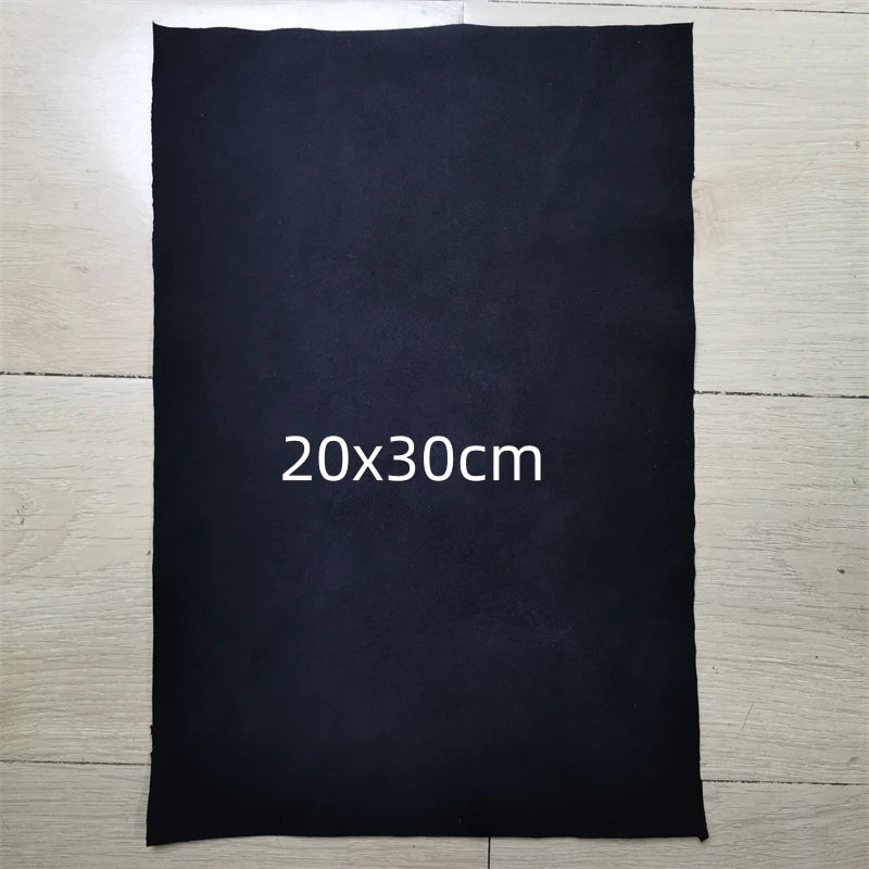 1mm Brown Black Sheep Suede .Top Leather.Real Leather Fabric.Handmade DIY For Clothes Inside.Package Edge.Whole Sheepskin