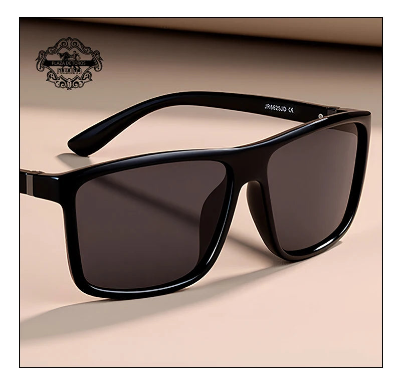 Classic Square Polarized Sunglasses Men Women Retro Black Sun Glasses Male Female Fashion Summer Anti Glare Driving Shades UV400