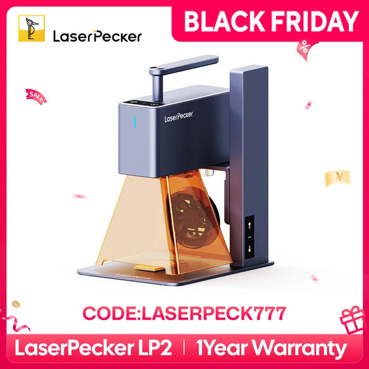 LaserPecker 2 Laser Engraver Portable Wood Engraving Machine DIY Logo Printer Wood Graver Art Making Laser Engraving Machine