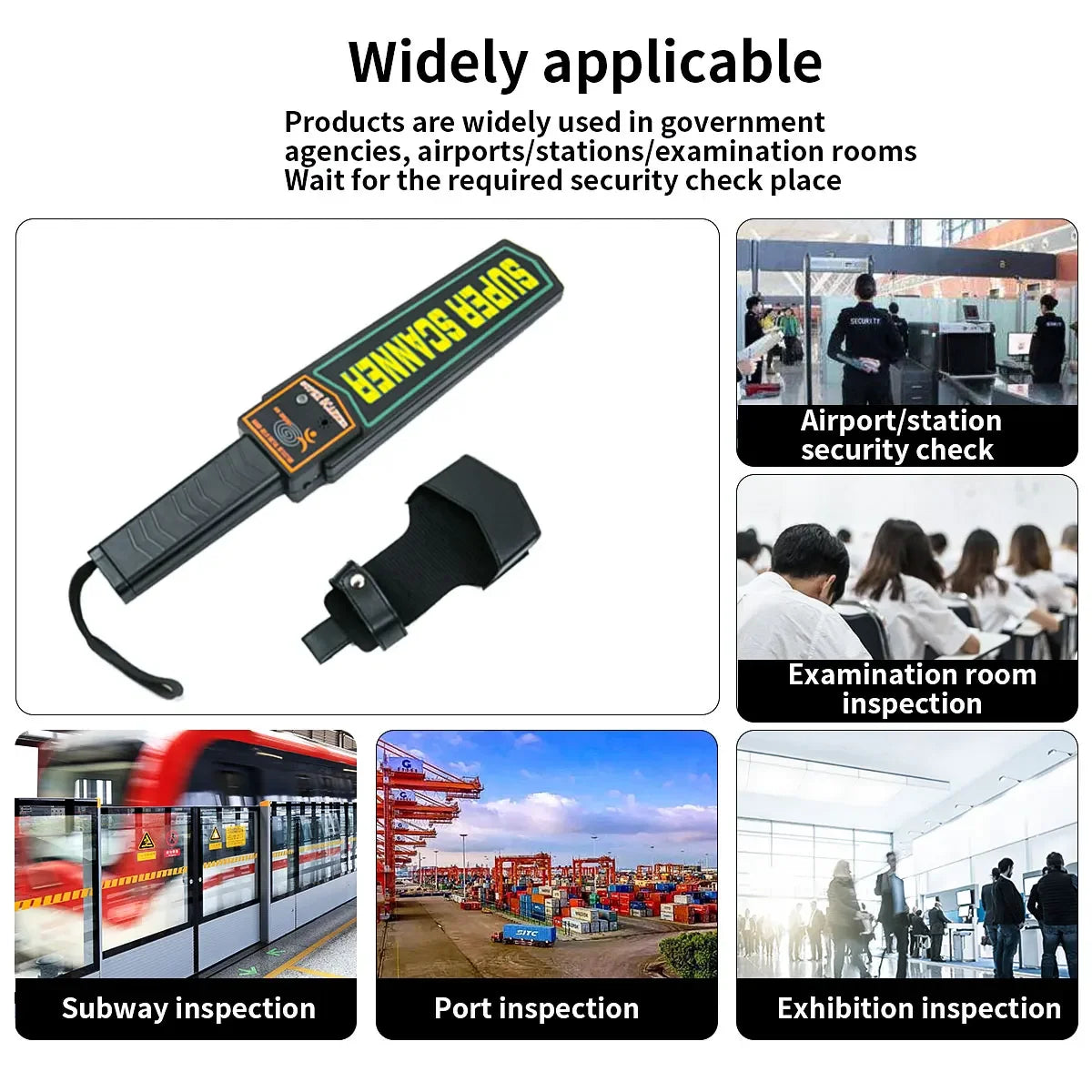Metal Detector Handheld Metal Detection Outdoor Gold Finder Portable Scanner Depth Wall Detector Safe Checking Tool