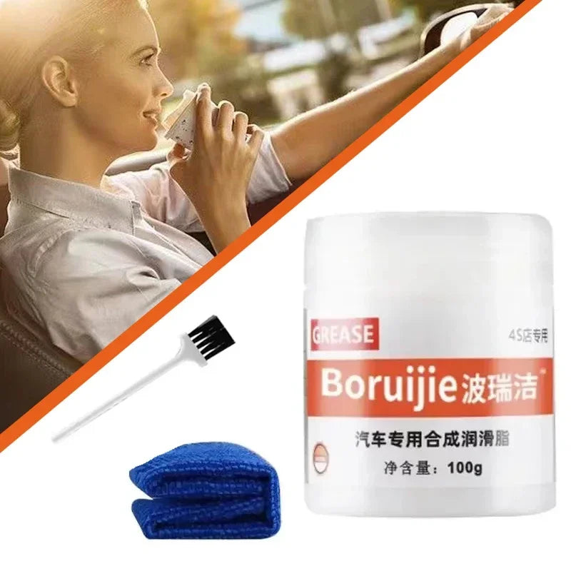 Car door lubricant 100g, sunroof track door anti noise, rust prevention, anti jamming, anti noise maintenance agent Accessories