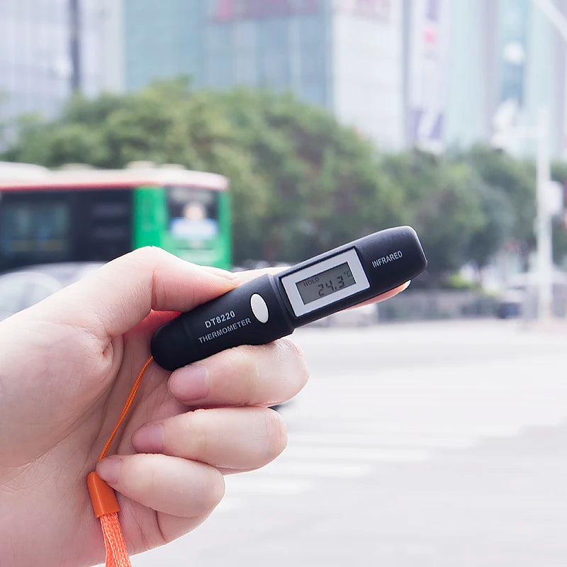 Mini Infrared Thermometer Pen Type Non-contact Pyrometer -50~220℃ Laser Temperature Sensor LCD outdoor Home Digital Thermometer