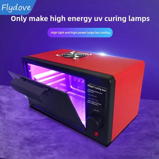 UV Curing Box High Intensity Ultraviolet Lamp OCA Oven 365nm 395nm 405nm LED UV OVEN Cabinet For UV Resin Fast Flexible Screen