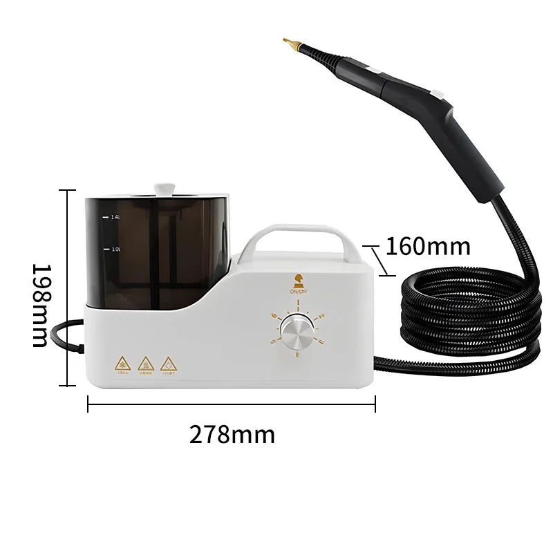 2600W Electric Steam Cleaner High Temperature And Pressure Sterilization Jet Washer Machine for Home Hood Car Air Conditioner