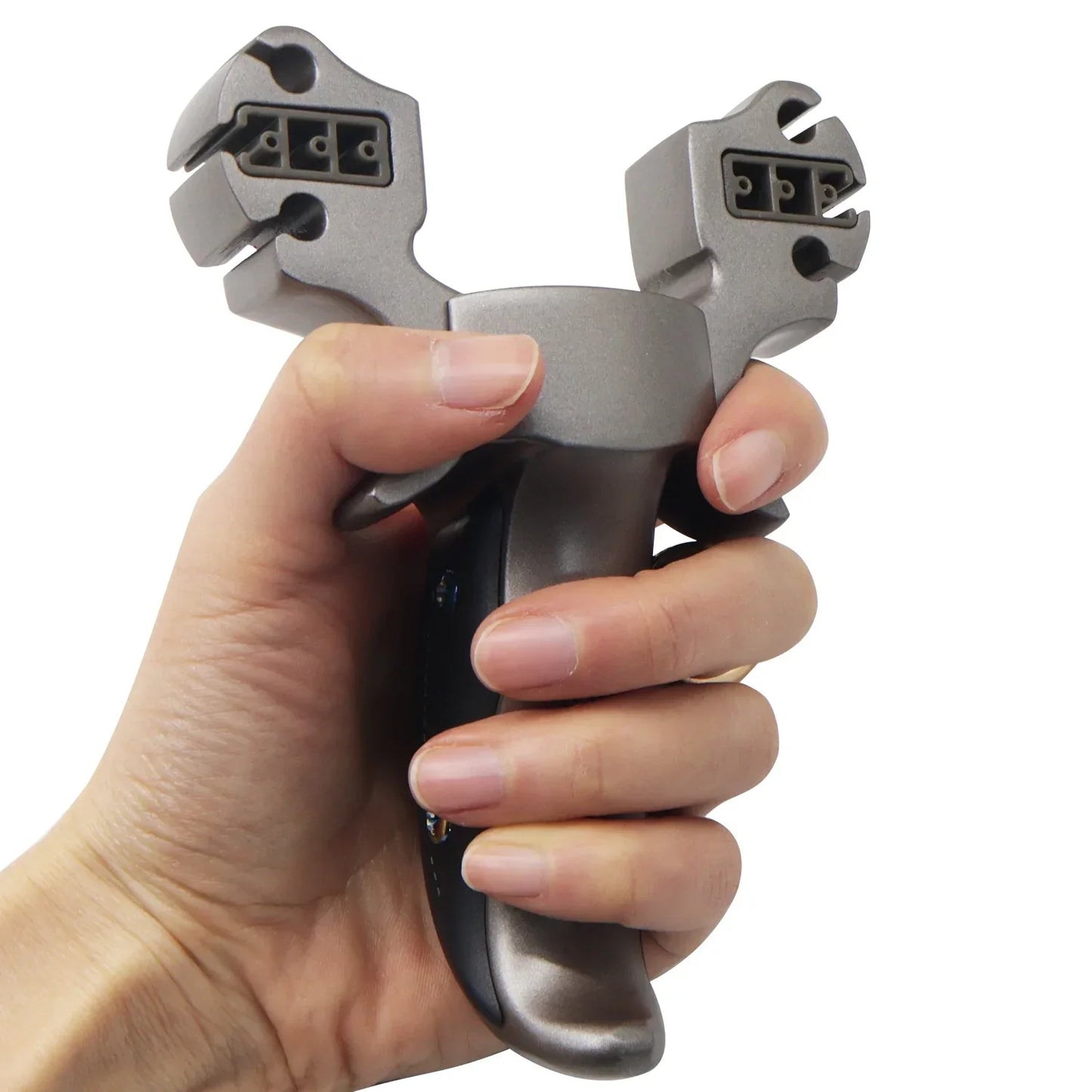 High-quality Aluminum Alloy Slingshot With Multi-functional Elastic Bands Suitable For Outdoor Hunting and Shooting