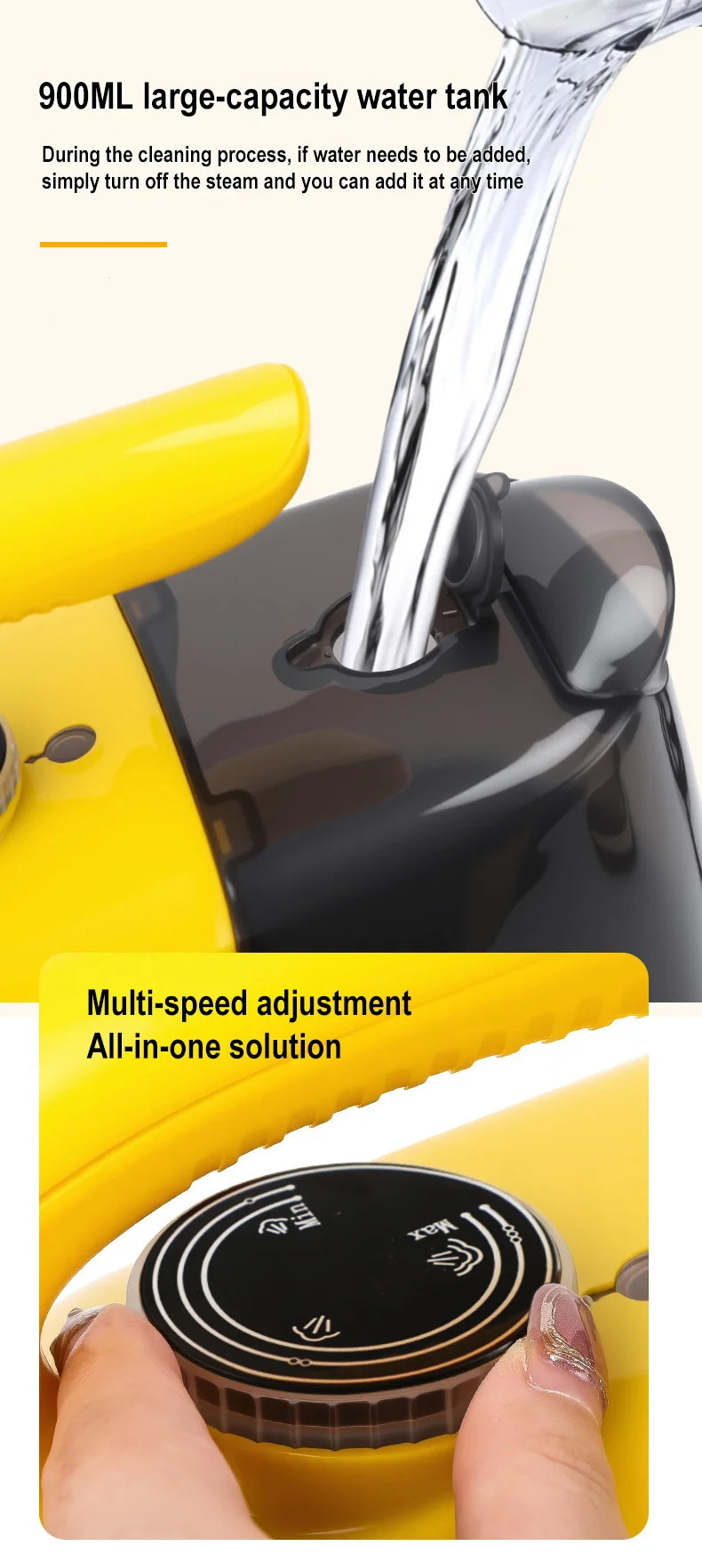 Handheld Steam Cleaner Automotive Sterilization Disinfection High Temperature Wiper Washer for Floor Kitchen Cars Steam mop
