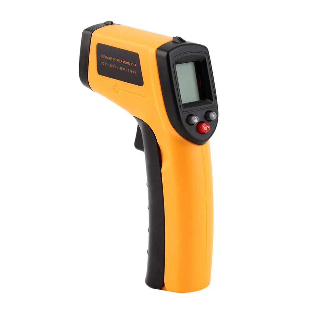 Handheld LCD Infrared Thermometer Laser Positioning Convertible Units Non-contact Thermometer Professional Accurate