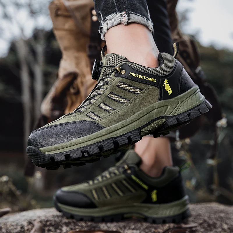 Men Casual Leather Shoes Classic Waterproof High Quality Shoes Women Climbing Shoes Outdoor Sneakers Trekking Leather Footwear