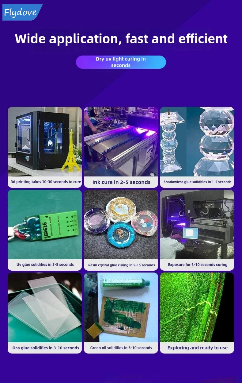 UV Curing Box High Intensity Ultraviolet Lamp OCA Oven 365nm 395nm 405nm LED UV OVEN Cabinet For UV Resin Fast Flexible Screen