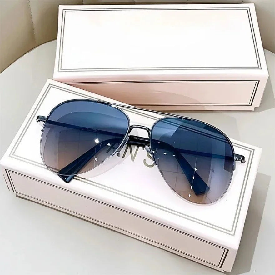 Outdoor Polarized Sunglasses Unisex Men Women Gradient Lens UV400 Driving Travel Sun Glasses Male Ultralight Anti-glare Goggles