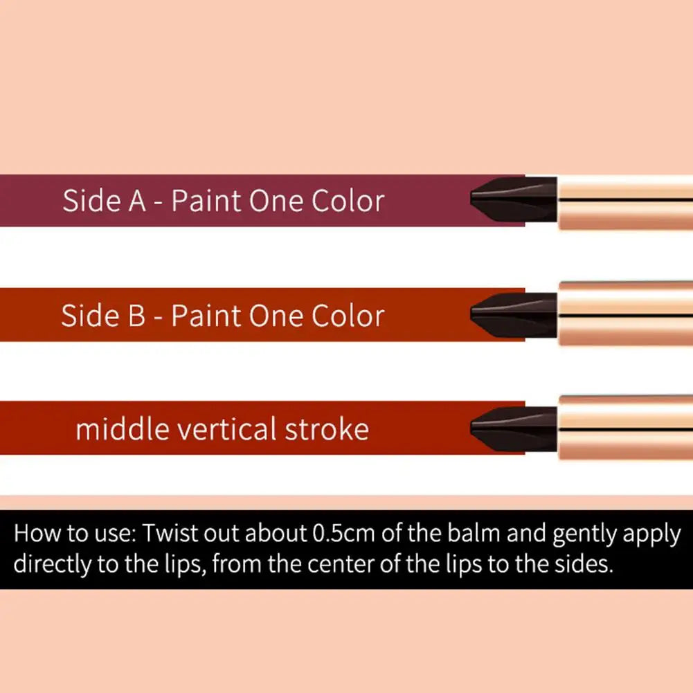 Aloe Vera Lip Balm Stick 3 Color Long Lasting Nourishing Lipstick, Temperature Changing Color Lip Gloss for Daily Makeup