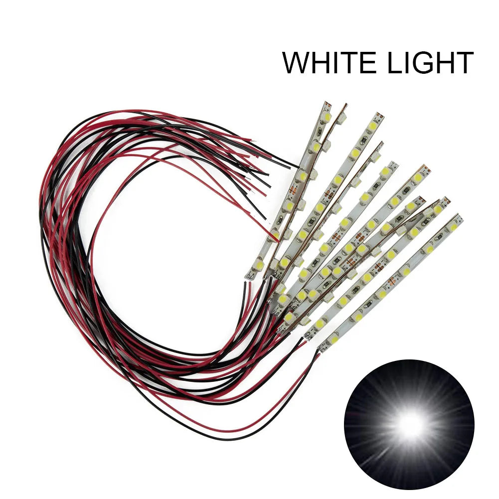 LED Light Strip Self-adhesive Part Warm/White AC/DC Accessories Building Flexible For Railway Layout Lamps Model