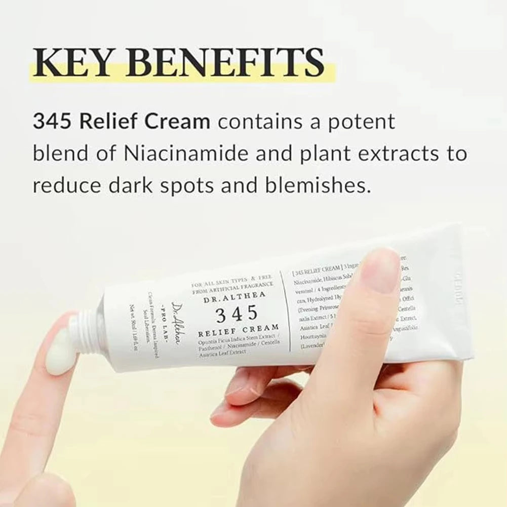 Korean Skin Care DR.345 Face Cream Hydrating Rejuvenating Skin Moisturize Cream Face Care Beauty Glow Recipe Anti Wrinkle Cream