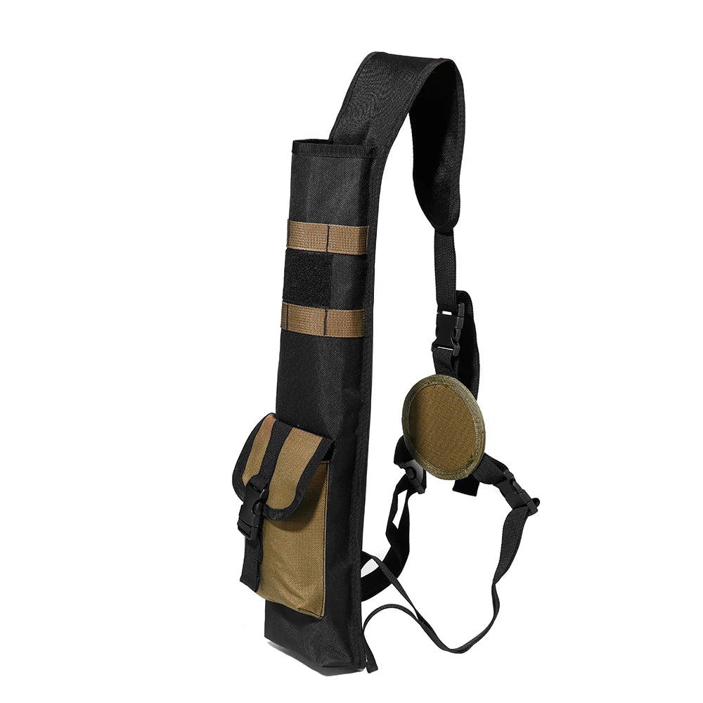 Archery Lightweight Back Arrow Quiver with Molle System Hanged for Target Shooting