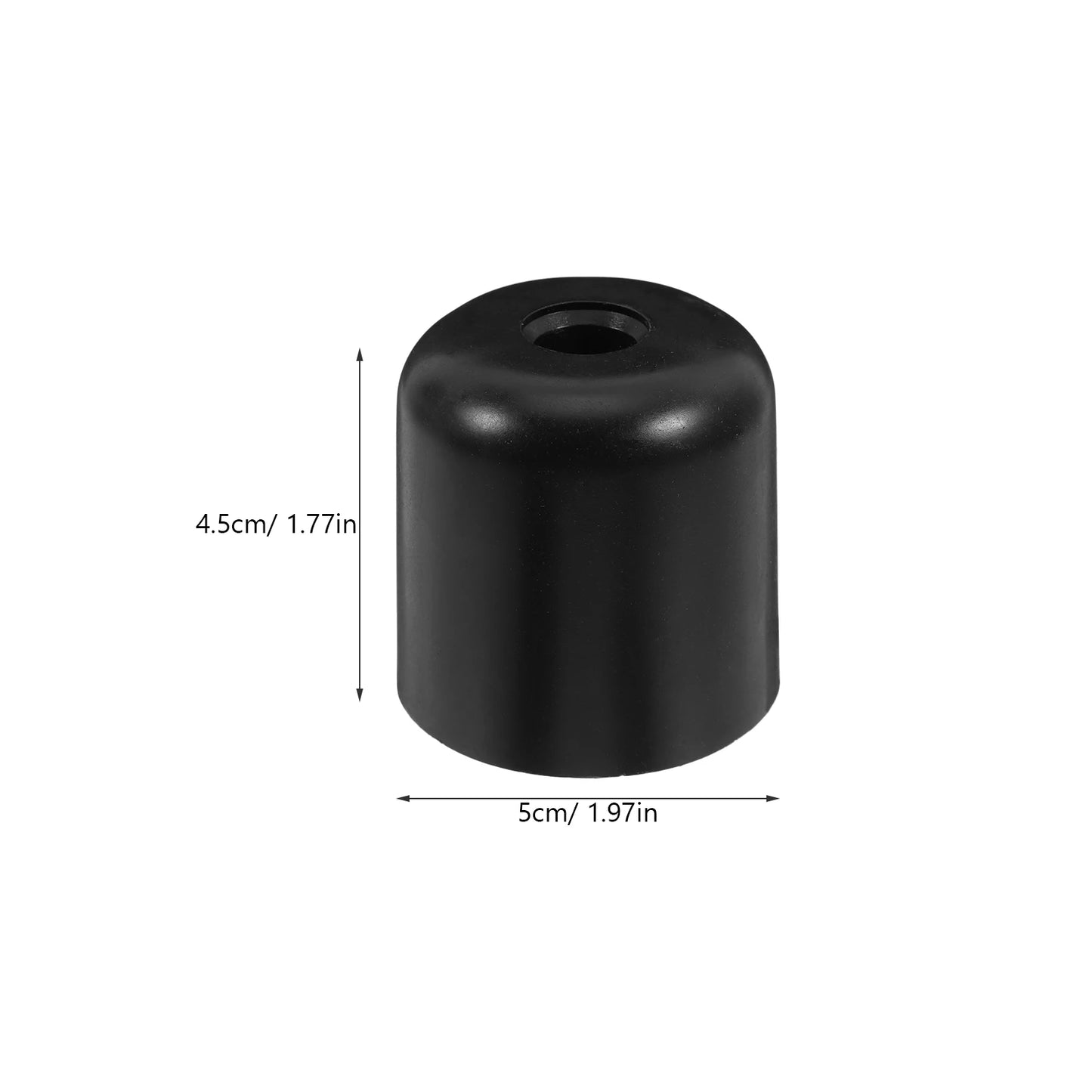 4pcs Furniture Legs 5cm Black Plastic Sofa Table Cabinet Replacement Legs for DIY Projects Stable Support Modern Design New
