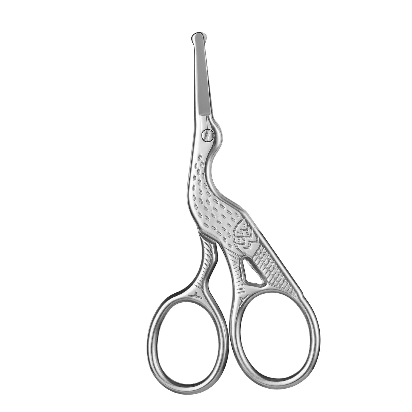 Hair Scissors Professional Beauty Scissors Facial Stainless Steel Mustache Nose Hair Beard Eyebrows Eyelashes Trimming Clippers