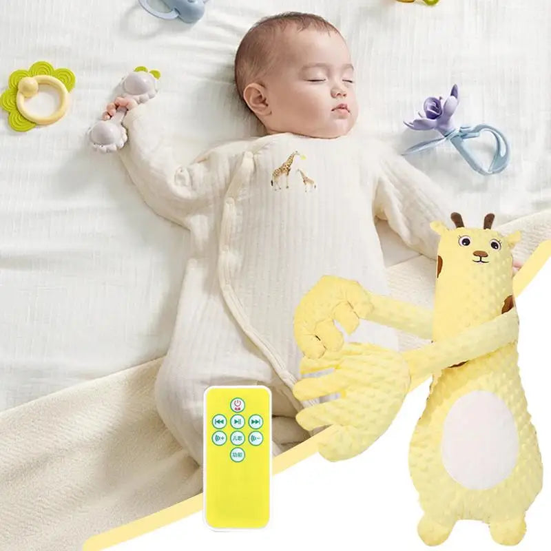Upgraded Electric Baby Sleep Patting Doll With music Soothing Palm Remote Control Baby Hand Pillow Adjustable baby Sleep Soother