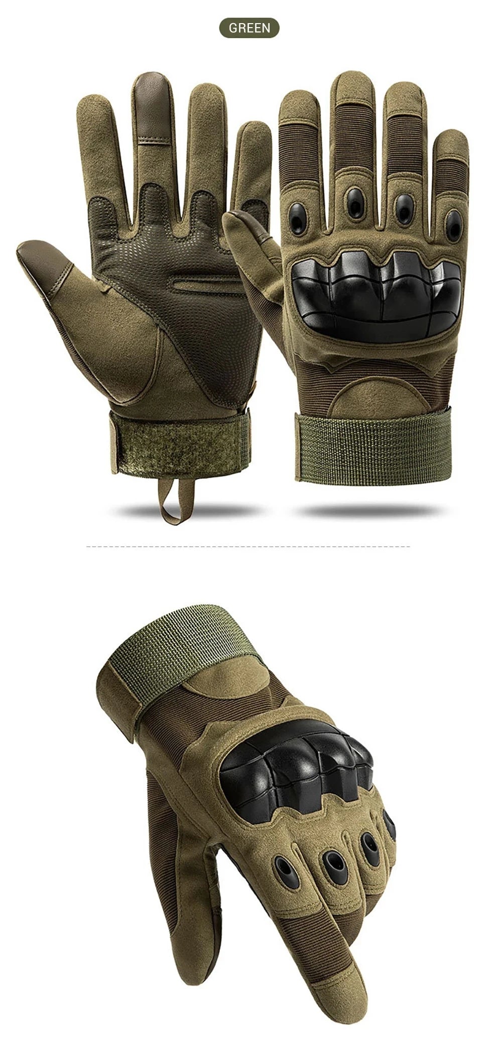 Touch Screen Motorcycle Gloves  Spring Summer Breathable Full Finger Motorbike Riding Moto Gloves for Motocross